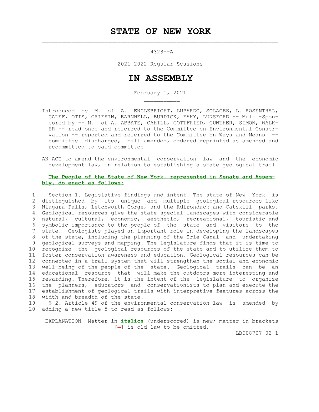 State of New York in Assembly