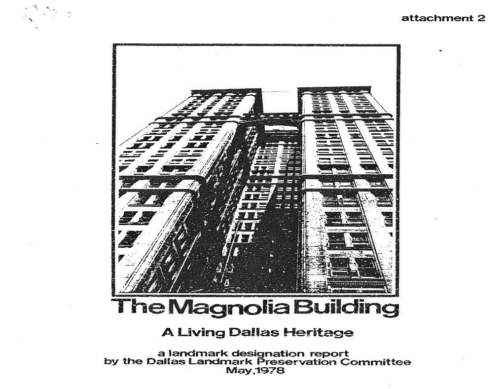 Magnolia Building Landmark Nomination Form