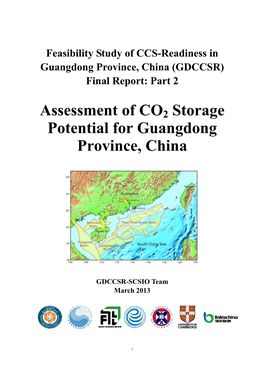 Preliminary Assessment of CO2 Storage Capacity