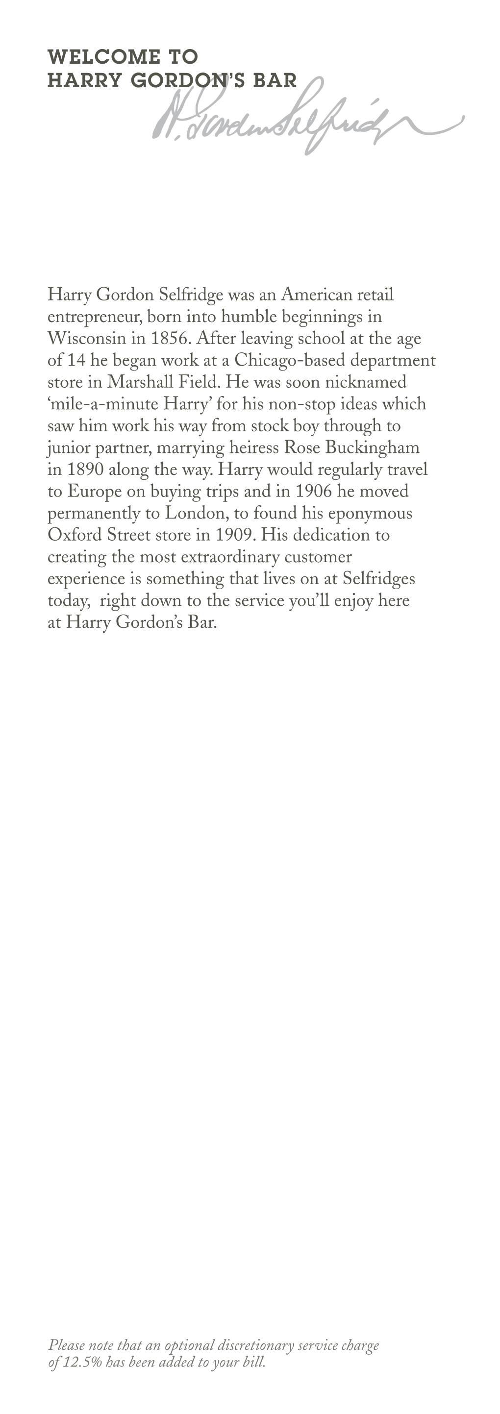 Welcome to Harry Gordon's