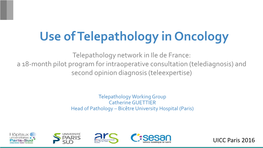 Use of Telepathology in Oncology