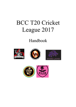 BCC T20 Cricket League 2017