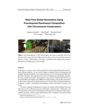 Real-Time Global Illumination Using Precomputed Illuminance Composition with Chrominance Compression