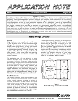 Basic Bridge Circuits