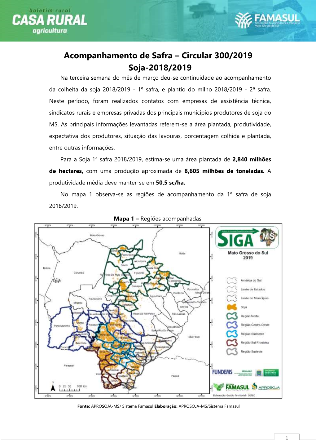 Boletim Semanal Casa Rural – Agricultura – Circular