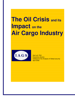 The Oil Crisis and Its Impact on the Air Cargo Industry