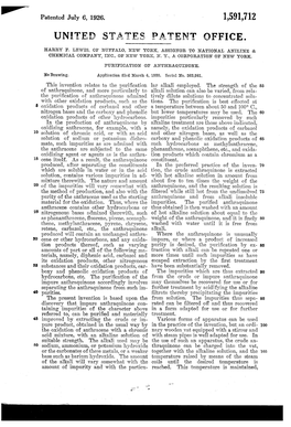 United States Patent Office. Harry F