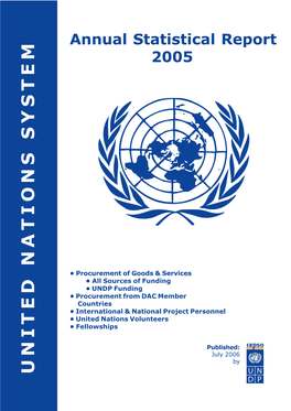 UNITED NATIONS SYSTEM Annual Statistical Report 2005