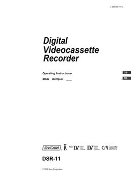 Digital Videocassette Recorder