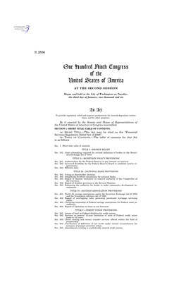 Financial Services Regulatory Relief Act of 2006’’