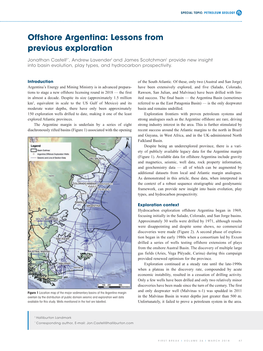 Offshore Argentina: Lessons from Previous Exploration