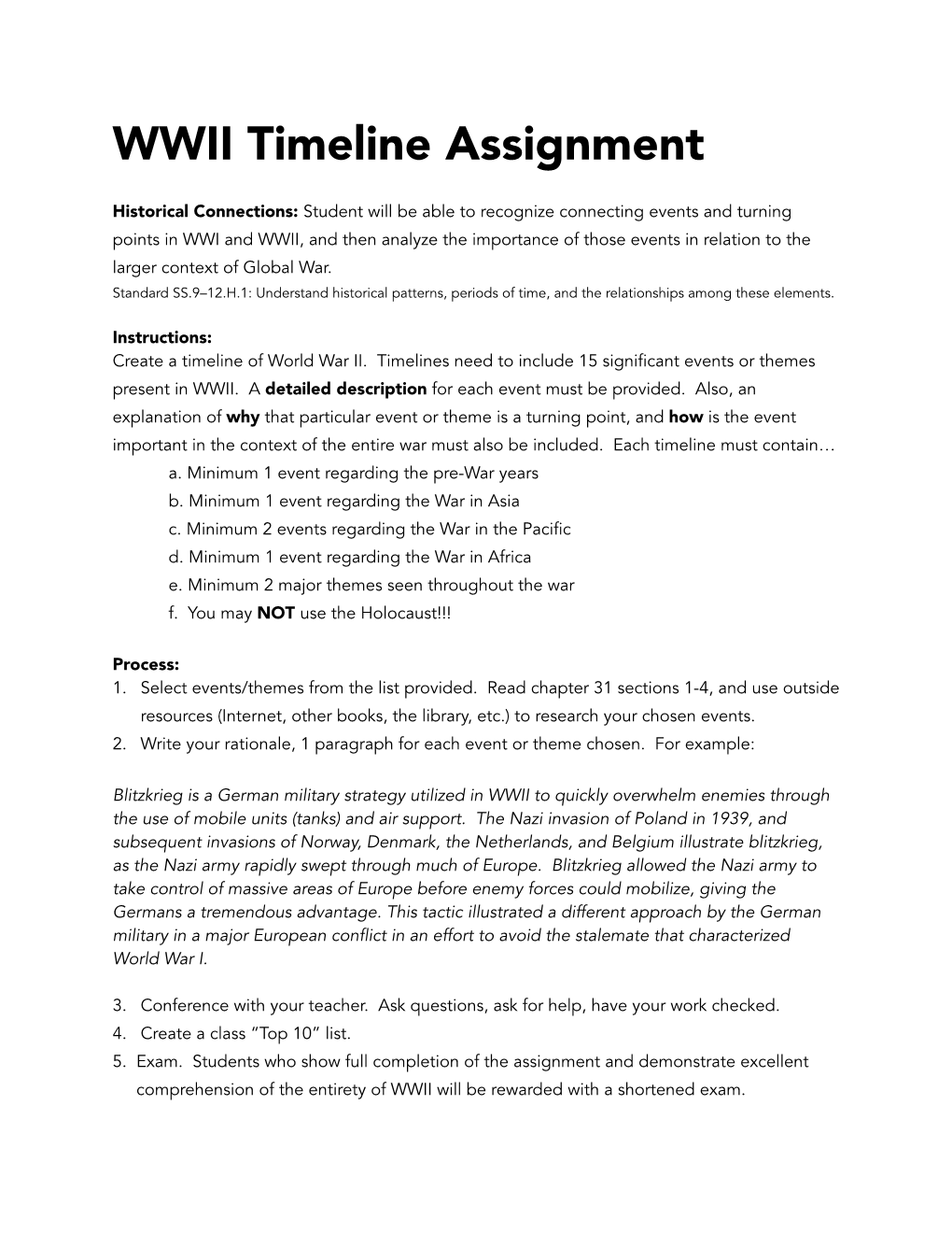 wwii begins assignment quizlet