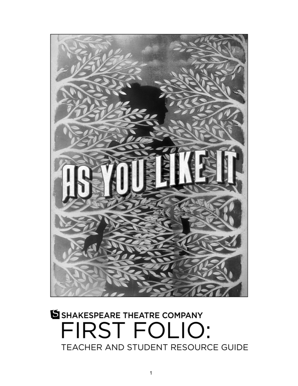 As You Like It First Folio