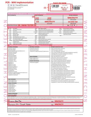 Womens Health Requisition Forms