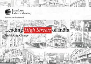 Leading High Streets of India Embracing Change High-Street: Noun Brit