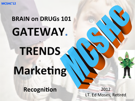 BRAIN on Drugs 101 GATEWAY