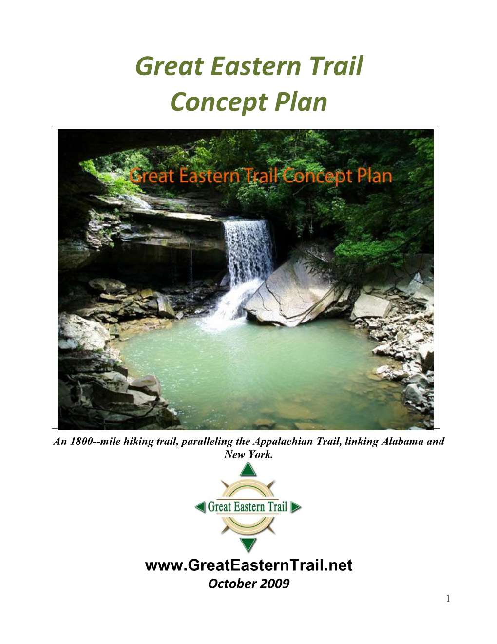 2013 Updated GET Concept Plan