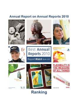 Annual Report on Annual Reports 2010