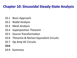 EE2003 Circuit Theory