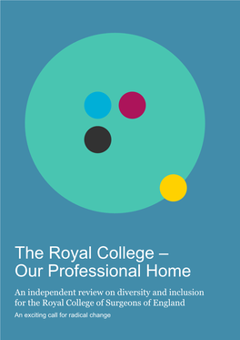 The Royal College – Our Professional Home