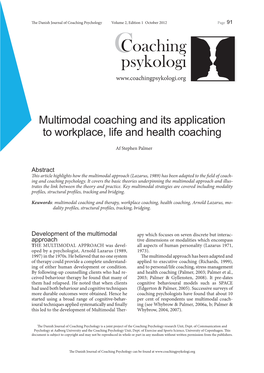 Coaching Psykologi