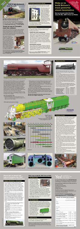 Help Us to Build Britain's Most Powerful Steam Locomotive