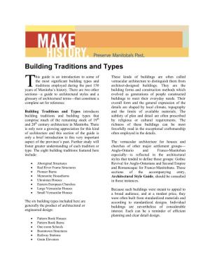 Building Traditions and Types