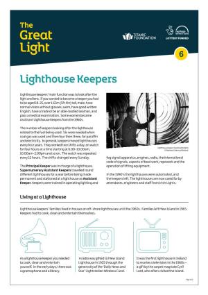 Lighthouse Keepers