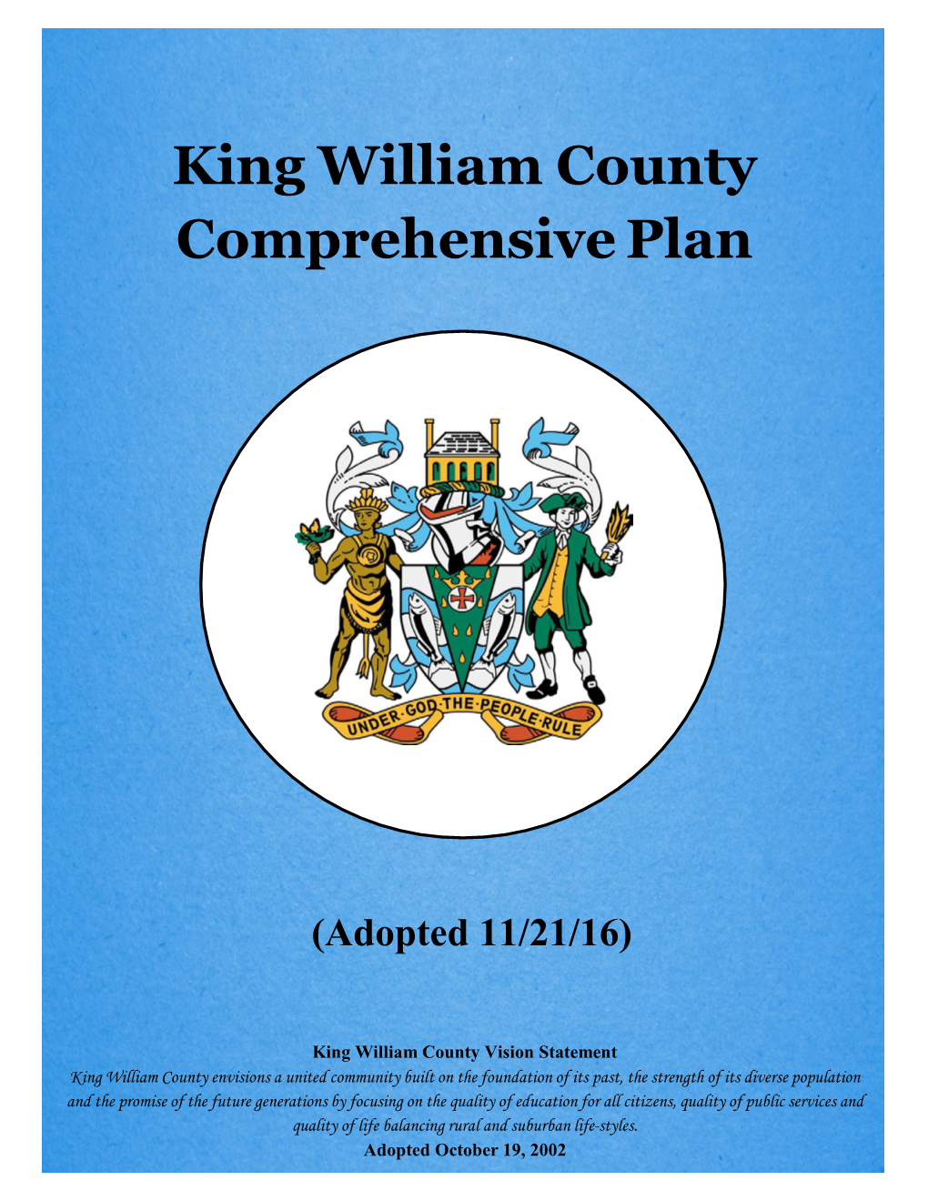 View Most Recent King William County Comprehensive Plan