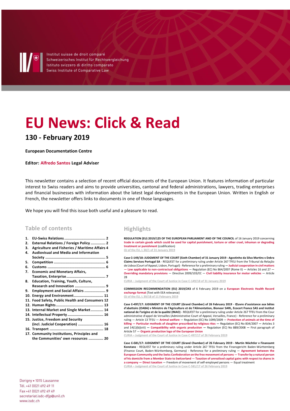EU News: Click & Read