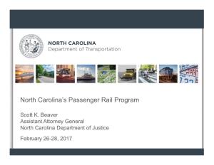 North Carolina's Passenger Rail Program