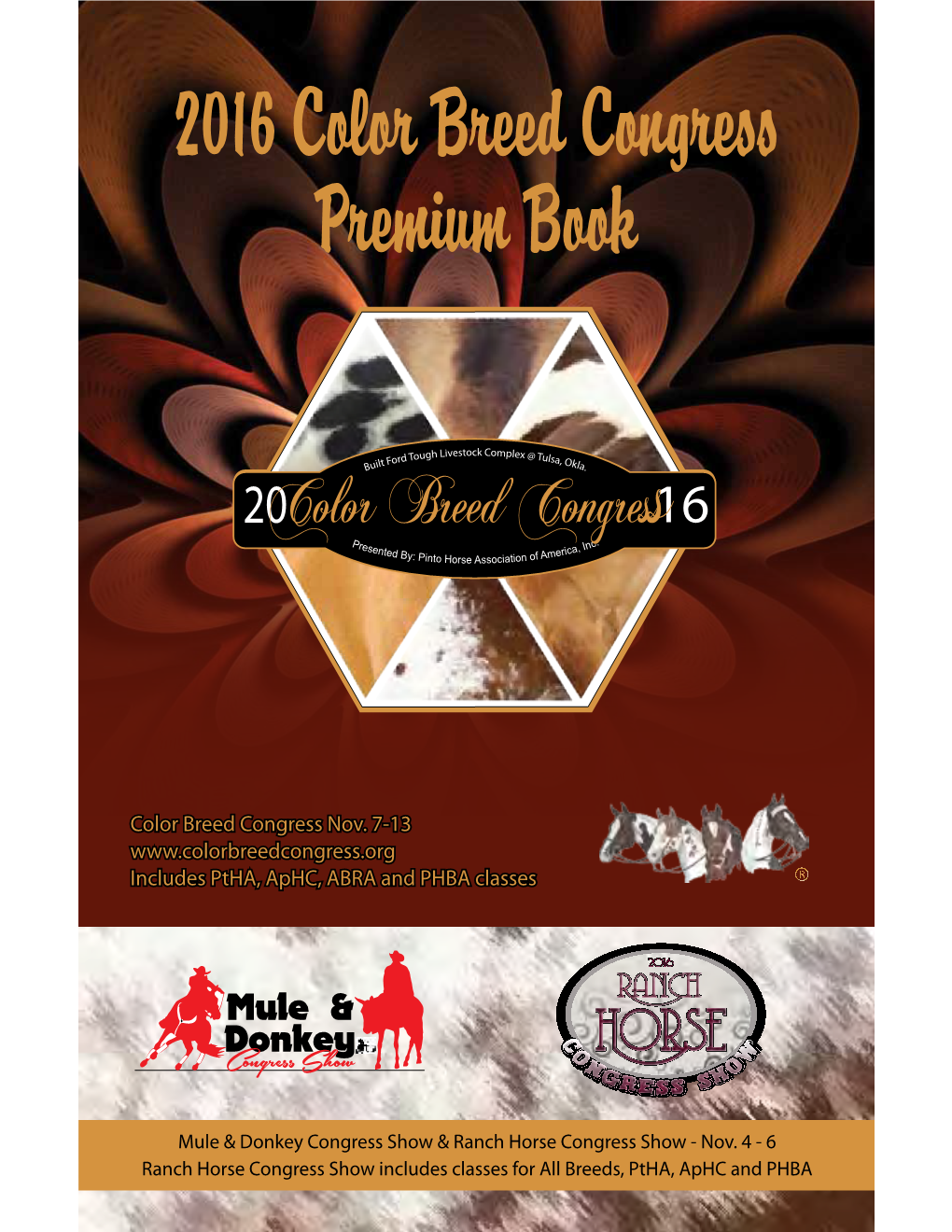 2016 Color Breed Congress Premium Book