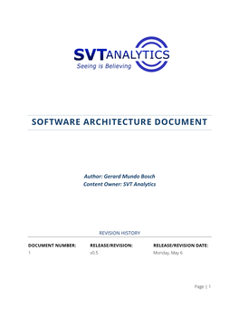 Software Architecture Document