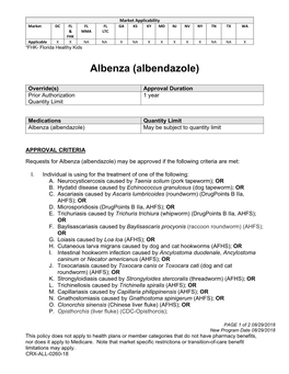 Albenza (Albendazole)