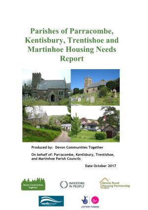 Parracombe, Kentisbury, Trentishoe and Martinhoe Housing Needs Report
