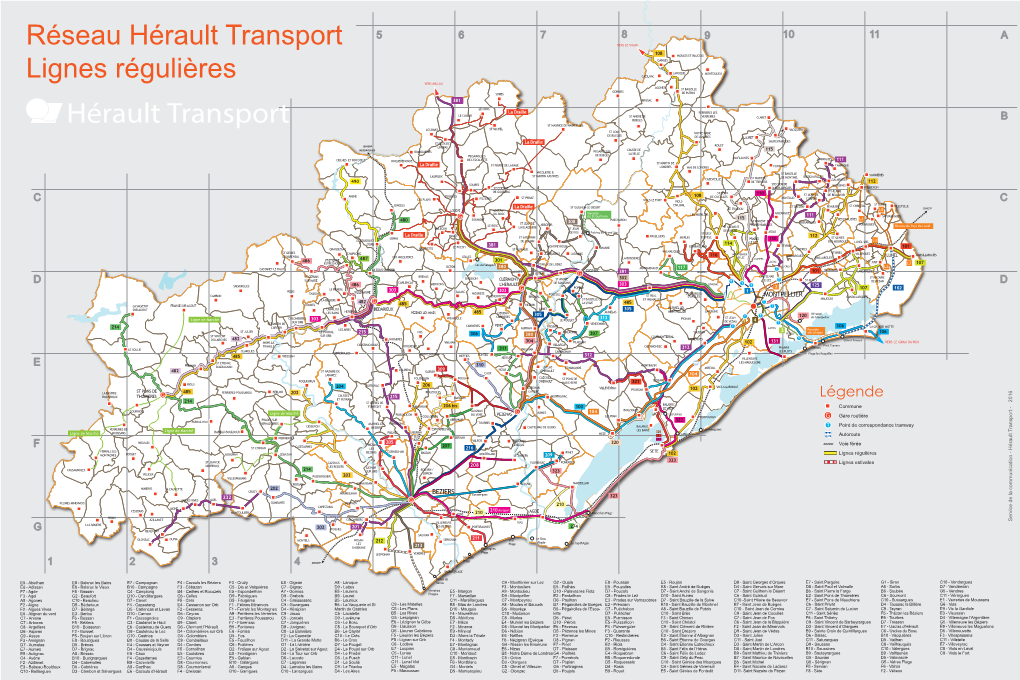 Hérault Transport Lignes Régulières Hérault Transport