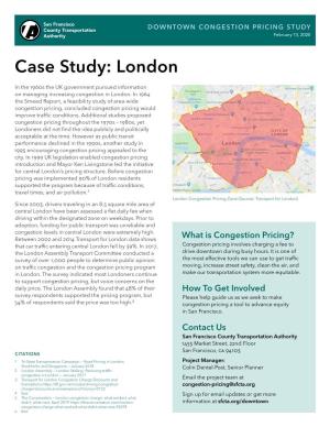 Case Study: London