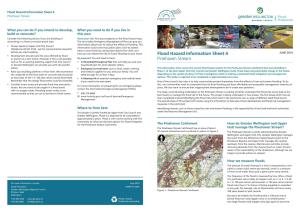 Flood Hazard Information Sheet 4 Pinehaven Stream