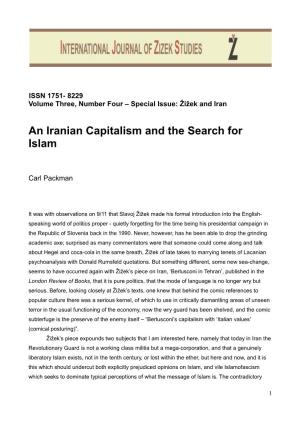 An Iranian Capitalism and the Search for Islam
