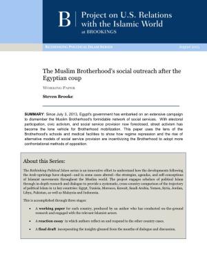 Muslim Brotherhood's Social Outreach After the Egyptian Coup