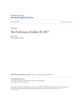 The Parthenon, October 20, 2017