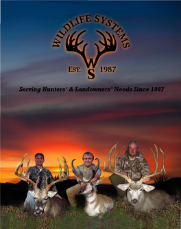 EST. S 1987 Wildlife Systems, Inc