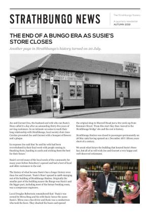 The End of a Bungo Era As Susie's Store Closes