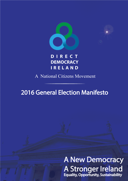 DIRECT DEMOCRACY IRELAND a National Citizens Movement