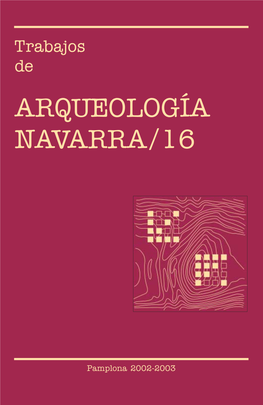 Trabajos De ARQUEOLOGÍA NAVARRA/16