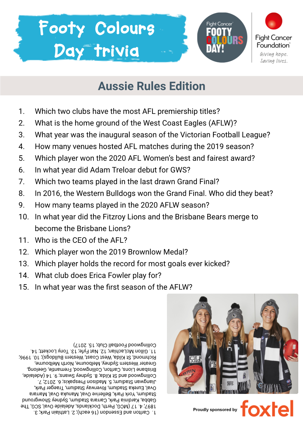 Aussie Rules Edition