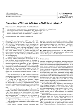 Arxiv:Astro-Ph/9809015V2 5 Oct 1998