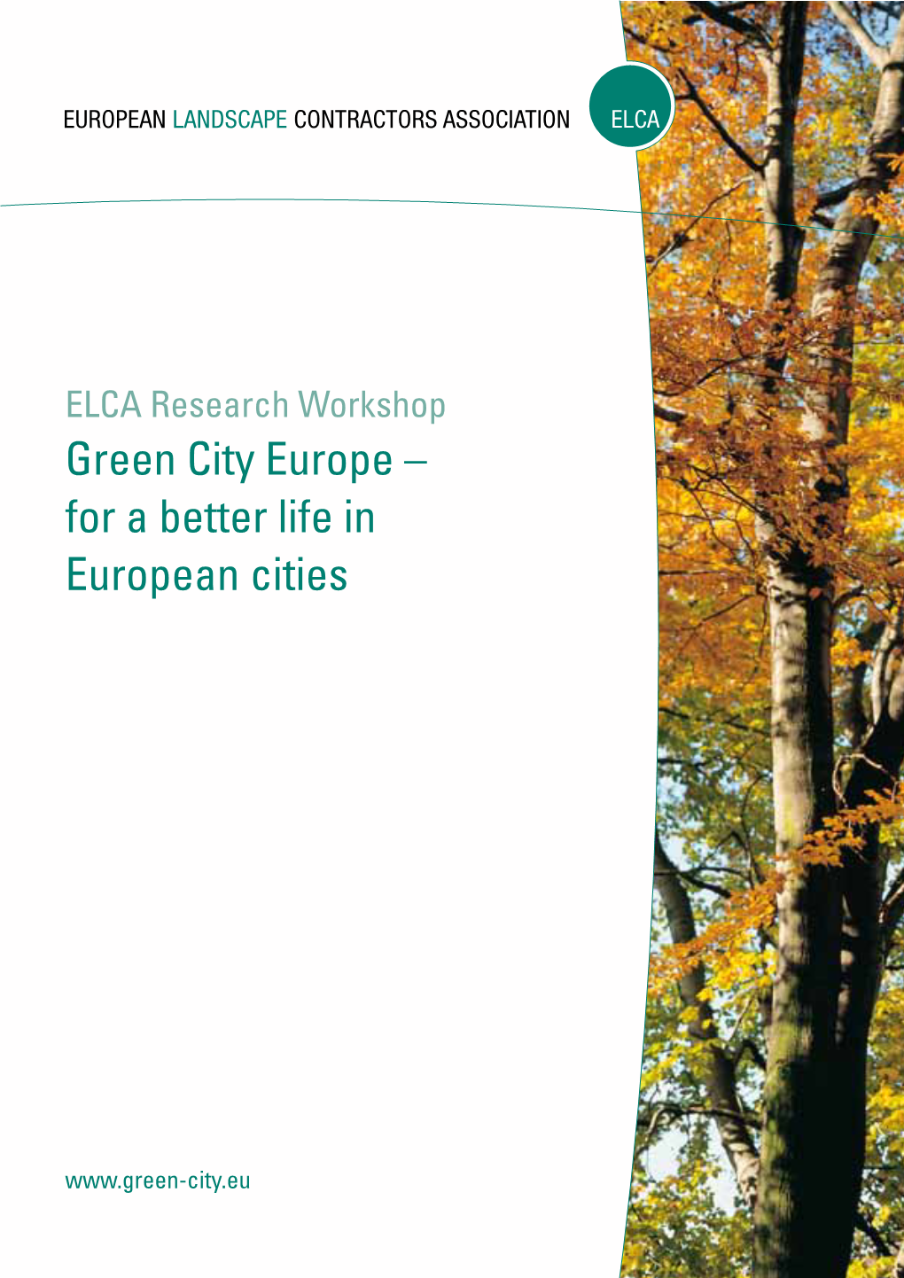 Green City Europe – for a Better Life in European Cities