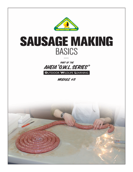 Sausage Making Basics