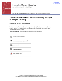 The Disenchantment of Bitcoin: Unveiling the Myth of a Digital Currency